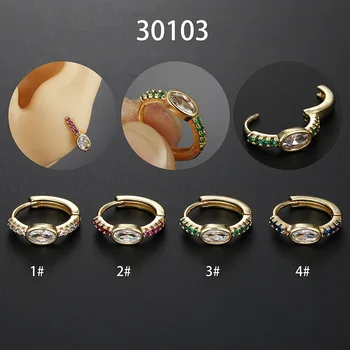 1 штука 20 г 10 мм из чистой нержавеющей стали Сексуальное кольцо в нос для женщин 2023 Украшения для тела Круглое закрытое кольцо Серьги для пирсинга Модные Номера