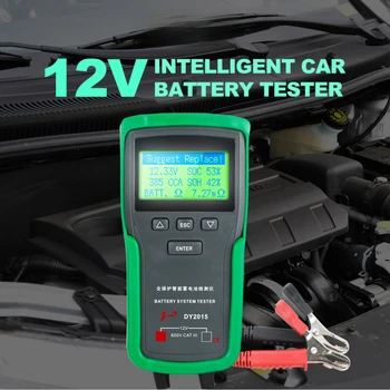 2023 Новый Тестер автомобильного аккумулятора 12V CCA IEC EN DIN Auto Tools Нагрузочный Тестер автомобильного генератора переменного тока Цифровой анализатор заряда батареи