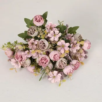 Современная искусственная роза Многоразового использования, искусственная роза, не увядающая, Ветка искусственного цветка для домашнего декора своими руками