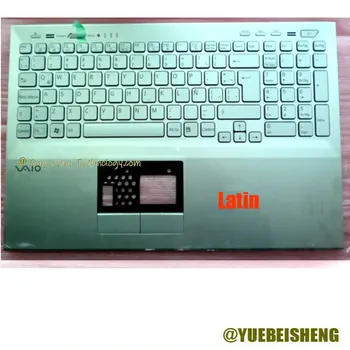 YUEBEISHENG New/org для SONY VPC-SE SE100C SE200C SE-113T подставка для рук латинская клавиатура верхняя крышка Серебристая